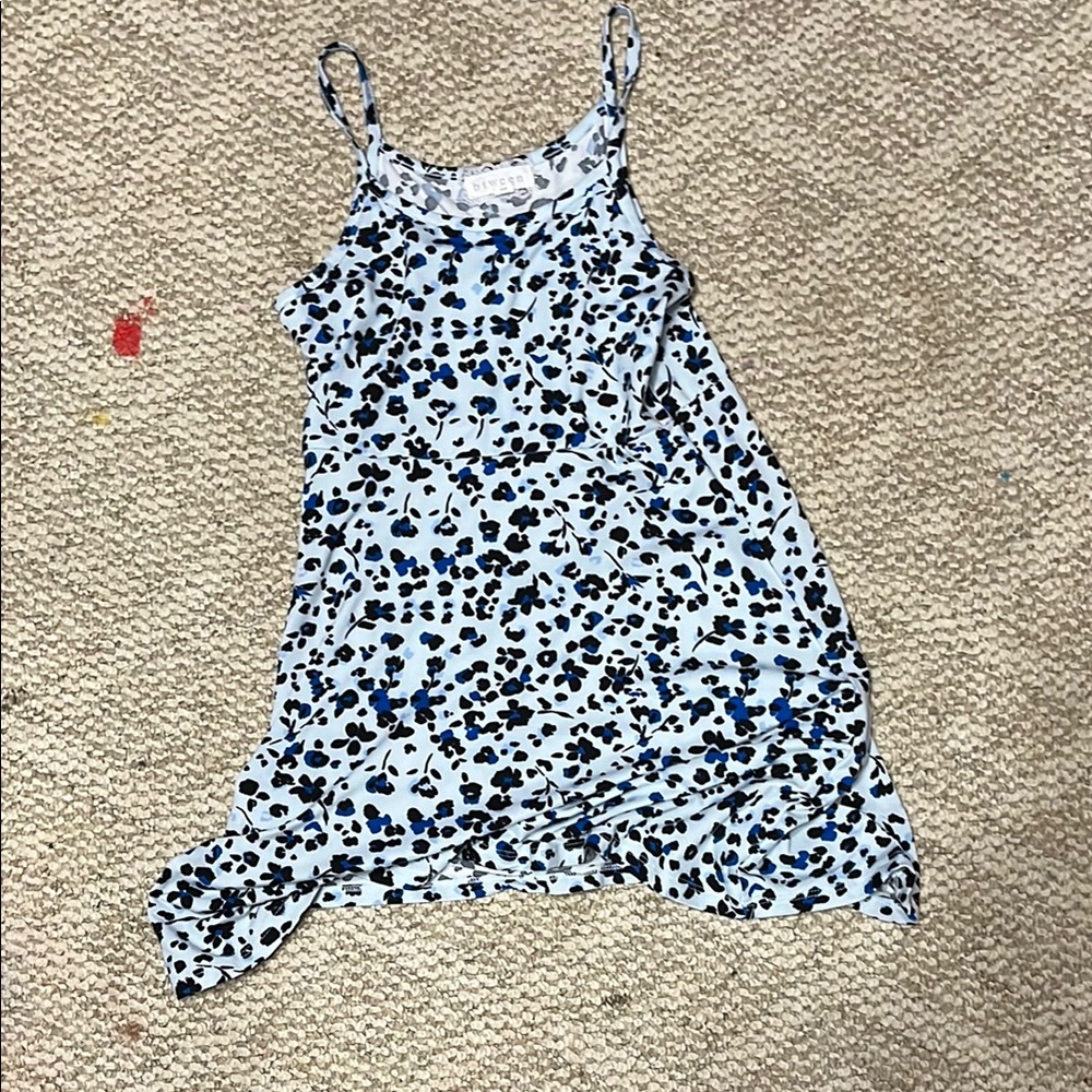 Kids Blue Floral Dress
